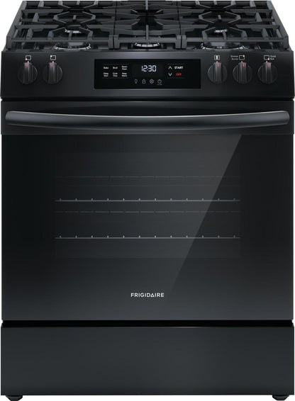 FRIGIDAIRE FCFG3062AB Frigidaire 30"" Front Control Gas Range With Quick Boil