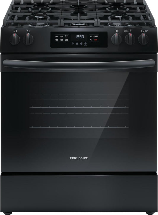 FRIGIDAIRE FCFG3062AB Frigidaire 30"" Front Control Gas Range With Quick Boil