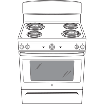 GE APPLIANCES JBS460DMBB Ge 30"" Free-standing Electric Range
