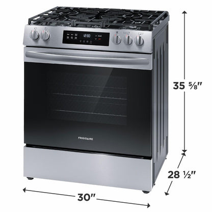 FRIGIDAIRE FCFG3062AS Frigidaire 30"" Front Control Gas Range With Quick Boil