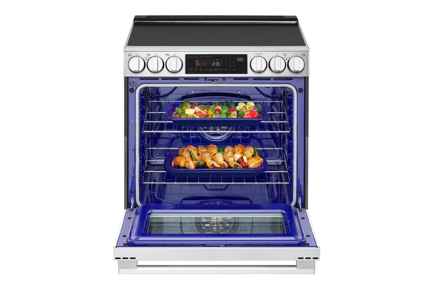 LG LSEL6335XE 6.3 Cu. Ft. Smart Electric Slide-in Range With Instaview, PROBAK...