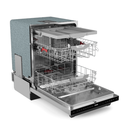 THOR KITCHEN DW24X8BA99BLK 24 Inch Dishwasher Stainless Steel/black | Gordon Ramsay Series - D...