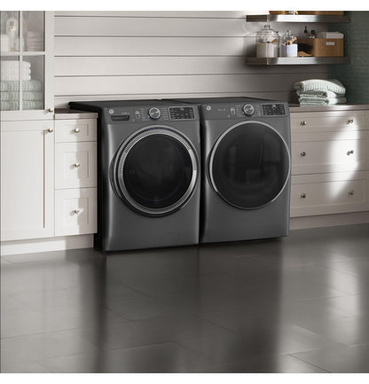 GE APPLIANCES GFD65ESPVDS Ge 7.8 Cu. Ft. Capacity Smart Front Load Electric Dryer With STE...