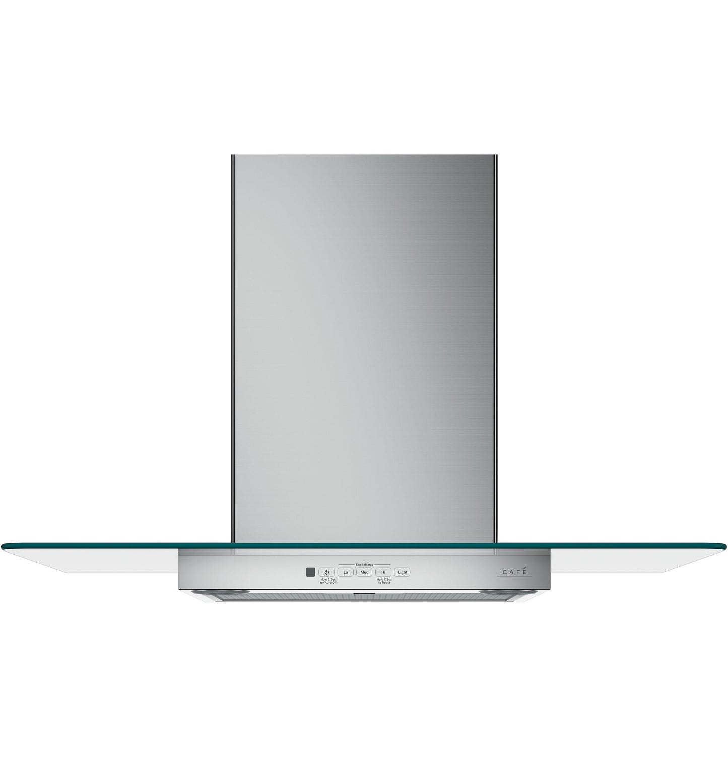CAFE CVW73012MSS Cafe Cafe 30"" Wall-mount Glass Canopy Chimney Hood