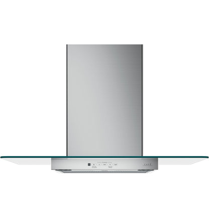 CAFE CVW73012MSS Cafe Cafe 30"" Wall-mount Glass Canopy Chimney Hood