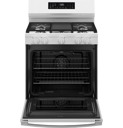 GE APPLIANCES GGF600AVWW Ge 30"" Free-standing Gas Convection Range With No Preheat Air FR...