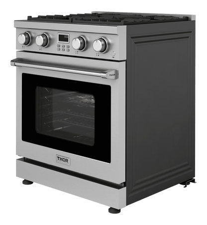 THOR KITCHEN ARG30LP 30 Inch Contemporary Professional Gas Range In Stainless Steel - LI...