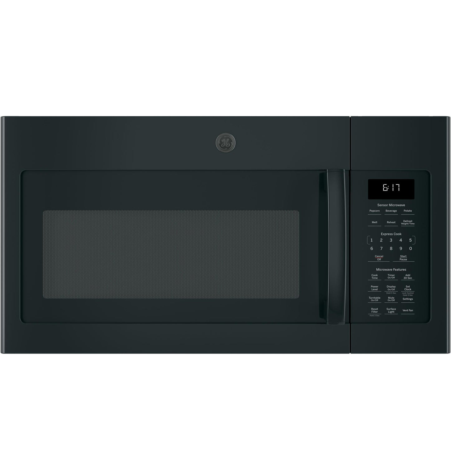 GE APPLIANCES JVM6175DKBB Ge Series 1.7 Cu. Ft. Over-the-range Sensor Microwave Oven