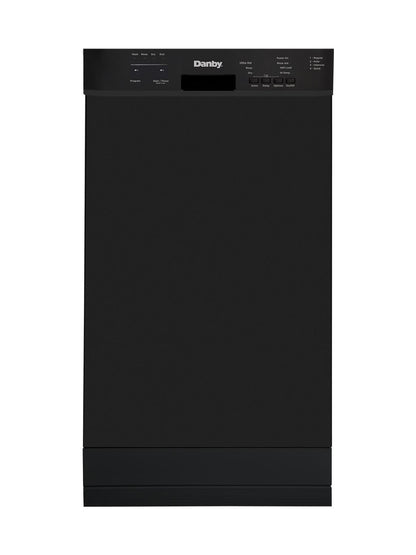 DANBY DDW18D1EB Danby 18"""" Built-in Dishwasher With Front Controls (black)