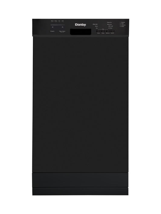 DANBY DDW18D1EB Danby 18"""" Built-in Dishwasher With Front Controls (black)