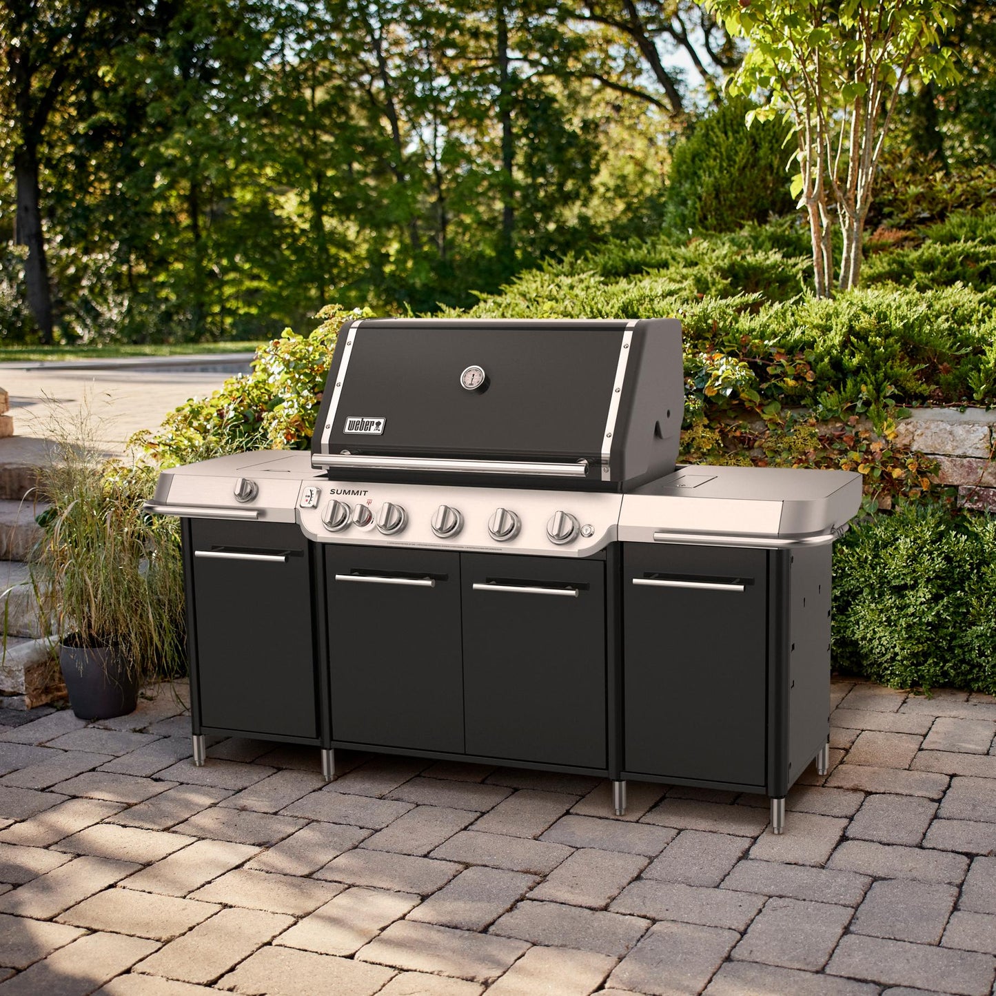 WEBER 1500090 Weber Summit Gc38 E Grill Center (natural Gas) - Black