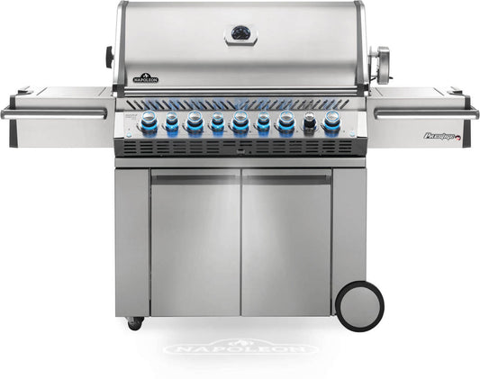 NAPOLEON BBQ PRO665RSIBNSS3 Prestige Pro 665 Rsib Infrared Rear & Side Burners Stainless Steel ...