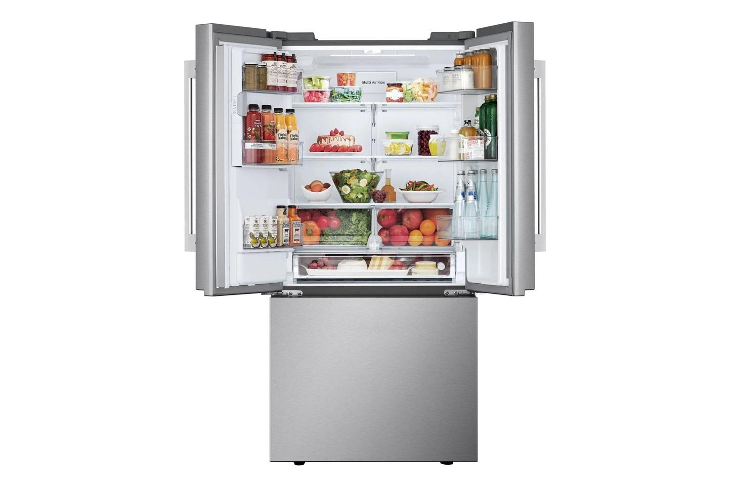 LG LF20G6331S 20 Cu. Ft. 3-door French Door, Counter-depth Max Refrigerator W...