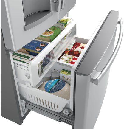 GE APPLIANCES GFE28GYNFS Ge Energy Star 27.7 Cu. Ft. French-door Refrigerator