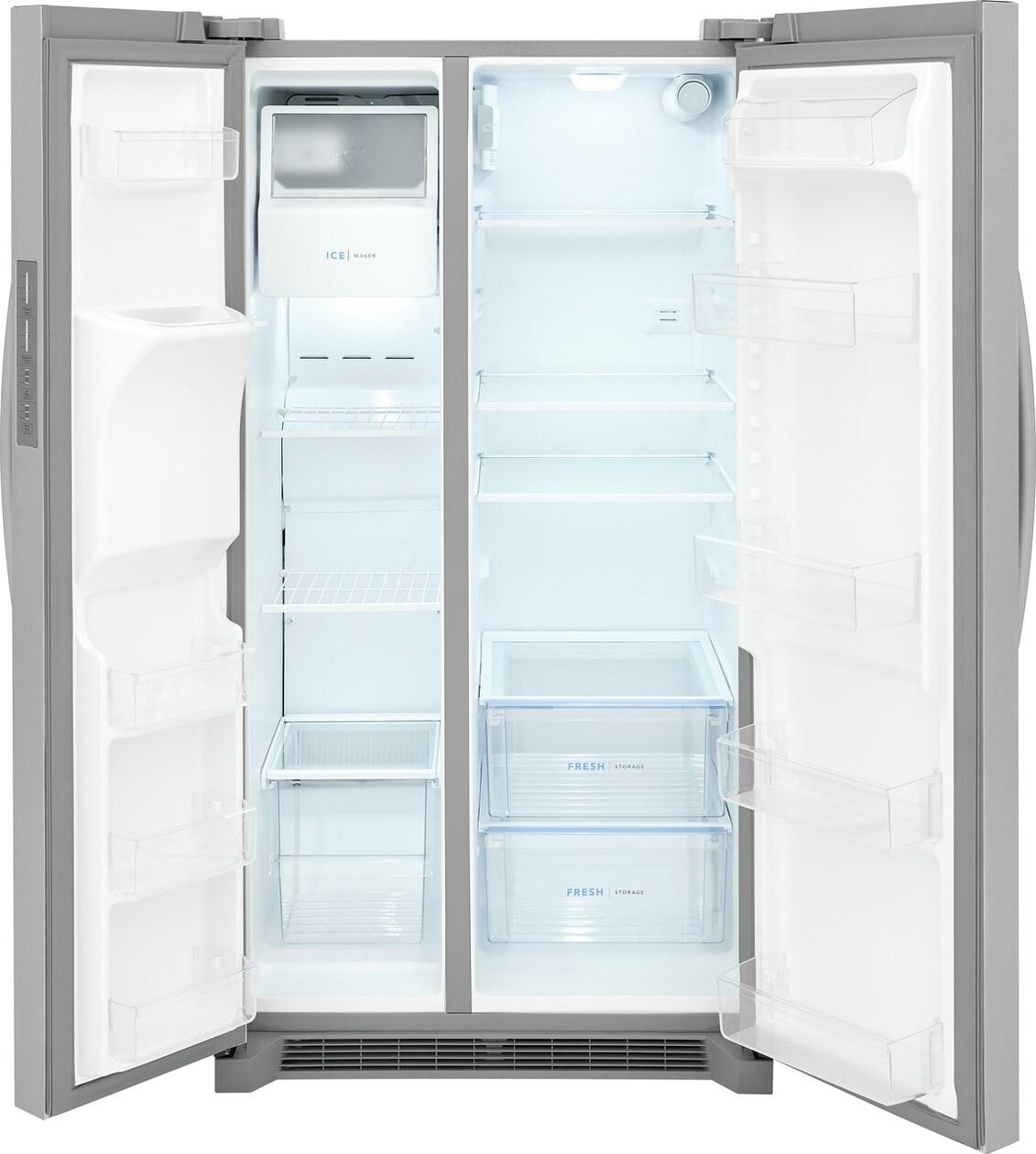 FRIGIDAIRE FRSS2623AS Frigidaire 25.6 Cu. Ft. 36'' Standard Depth Side By Side Refrigerator