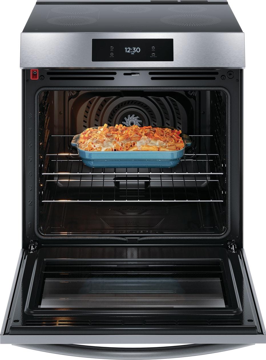 FRIGIDAIRE GCFI3060BF Frigidaire Gallery 30"" Front Control Induction Range With Total CON...