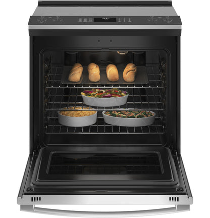 GE APPLIANCES PSS93YPFS GE Profile 30"" Smart Slide-in Electric Convection Fingerprint R...