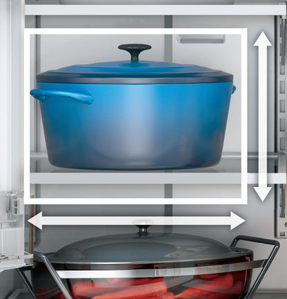 GE APPLIANCES GYE21JYMFS Ge Energy Star 20.6 Cu. Ft. Fingerprint Resistant COUNTER-DEP...