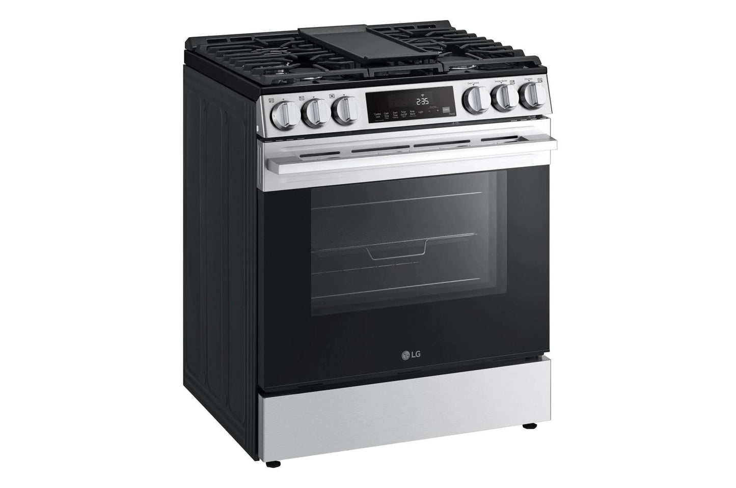LG LSGL5833X 5.8 Cu. Ft. Smart Gas Slide-in Range With Convection, Air Fry and E...