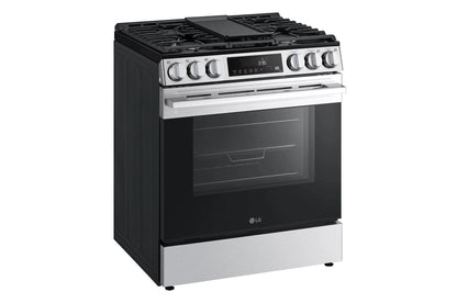 LG LSGL5833X 5.8 Cu. Ft. Smart Gas Slide-in Range With Convection, Air Fry and E...