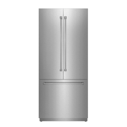 THOR KITCHEN XRF3619BFPSS Thor Kitchen 36-inch French Door Built-in Panel-ready Refrigerator ...