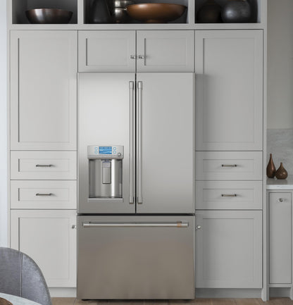 CAFE CYE22TP2MS1 Cafe Energy Star  22.2 Cu. Ft. Counter-depth French-door R...