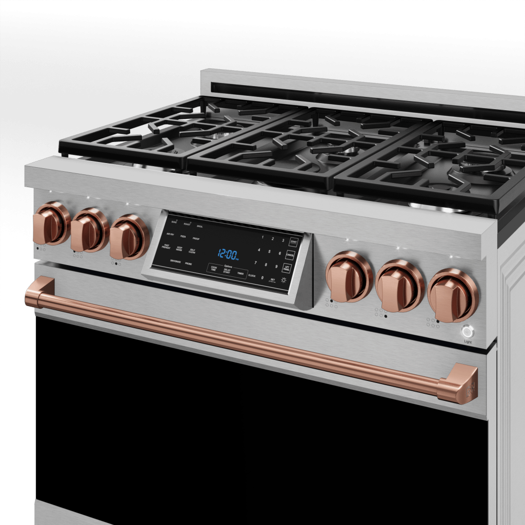 THOR KITCHEN RSG36RSG 36 Inch Professional Gas Range With Tilt Panel Touch Control In STA...