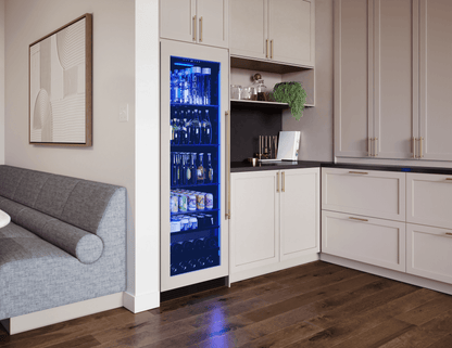 ZEPHYR PRB24F01BPG Zephyr 24"" Full Size Panel Ready Single Zone Beverage Cooler