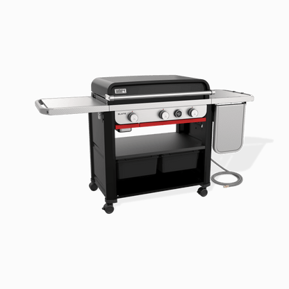 WEBER 1500420 Slate 30"" Rust-resistant Griddle With Extendable Side Table (NA...
