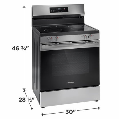 FRIGIDAIRE FCRE3083AS Frigidaire 30"" Electric Range With Air Fry