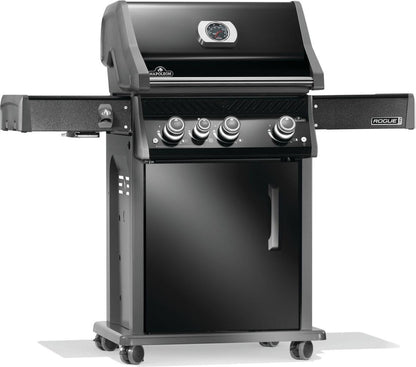 NAPOLEON BBQ RP425SIBNK2 Rogue Pro 425 Sib With Infrared Side Burner , Natural Gas, Black