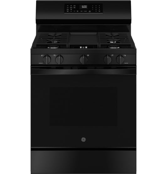 GE APPLIANCES GGF600AVBB Ge 30"" Free-standing Gas Convection Range With No Preheat Air FR...