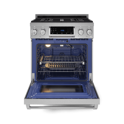 THOR KITCHEN RSG30LP 30 Inch Professional Lp Range With Tilt Panel Touch Control In STAI...