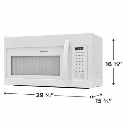 FRIGIDAIRE FMOS1846BW Frigidaire 1.8 Cu. Ft. Over-the-range Microwave