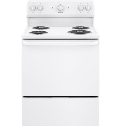 HOTPOINT RBS160DMWW Hotpoint 30"" Free-standing Electric Range