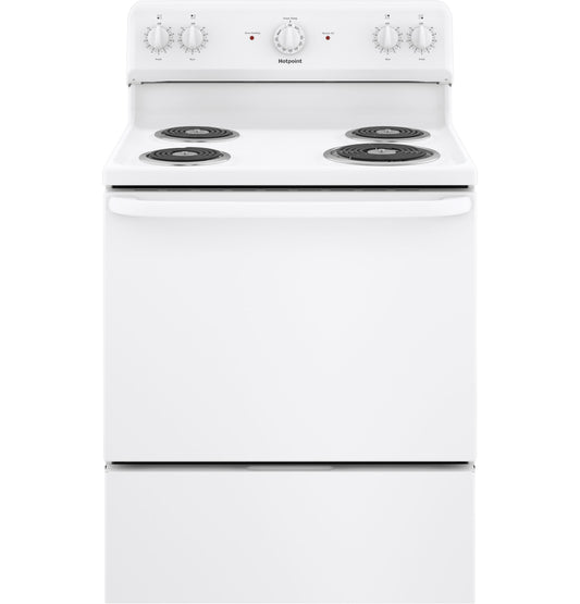 HOTPOINT RBS160DMWW Hotpoint 30"" Free-standing Electric Range