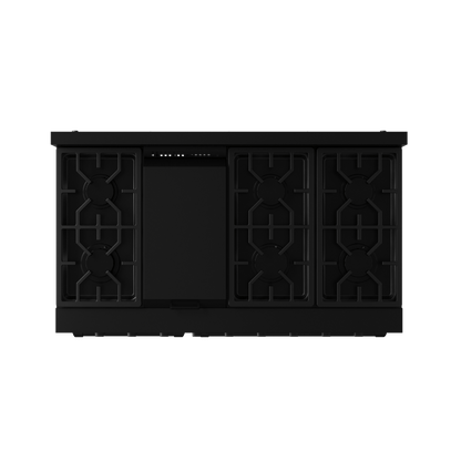 THOR KITCHEN RSG48EBLP 48 Inch Professional Lp Range With Tilt Panel Touch Control In BLAC...