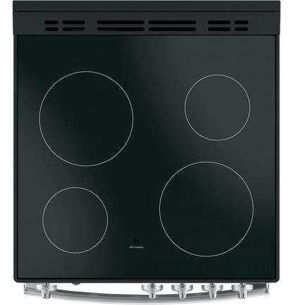 GE APPLIANCES JAS640RMSS Ge 24"" Free-standing/slide-in Front Control Range With Steam CLE...