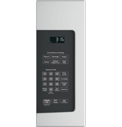 GE APPLIANCES JVM3162RJSS Ge 1.6 Cu. Ft. Over-the-range Microwave Oven