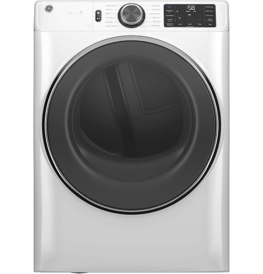 GE APPLIANCES GFD65GSSVWW Ge 7.8 Cu. Ft. Capacity Smart Front Load Gas Dryer With Steam AN...