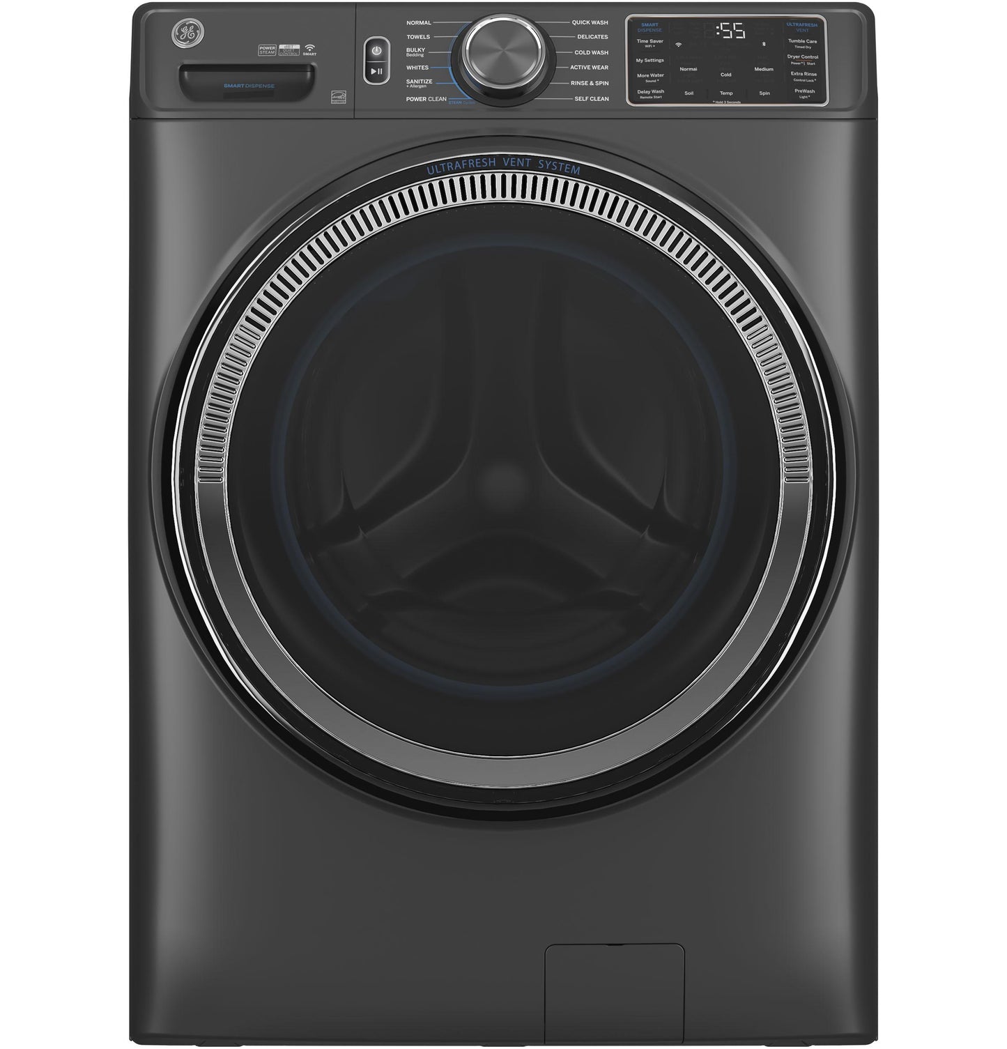 GE APPLIANCES GFW655SPVDS Ge 5.0 Cu. Ft. Capacity Smart Front Load Energy Star Steam WA...