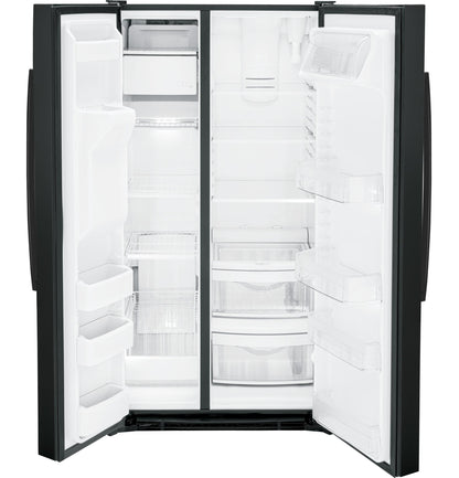 GE APPLIANCES GSE25GGPBB Ge Energy Star 25.3 Cu. Ft. Side-by-side Refrigerator