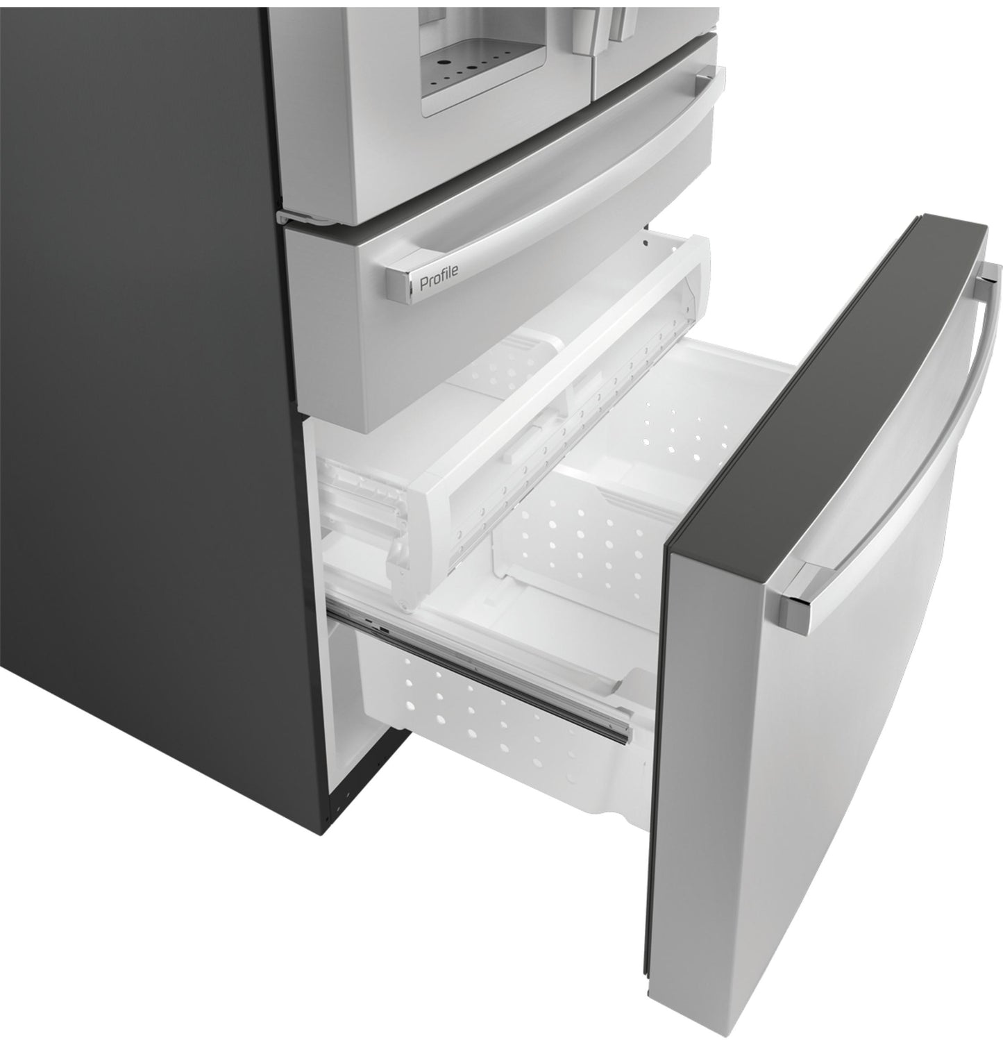 GE APPLIANCES PVD28BYNFS GE Profile 27.6 Cu. Ft. 4-door French-door Refrigerator With DO...