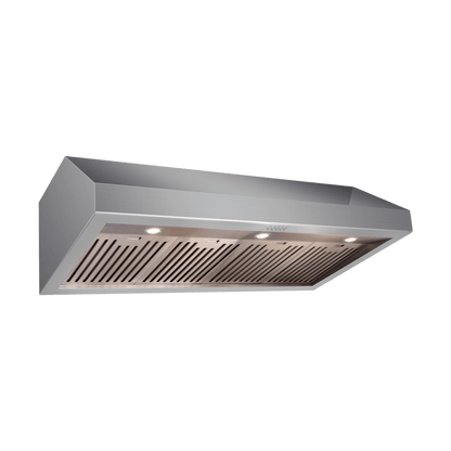 THOR KITCHEN TRH4805 48 Inch Professional Range Hood, 16.5 Inches Tall In Stainless Steel
