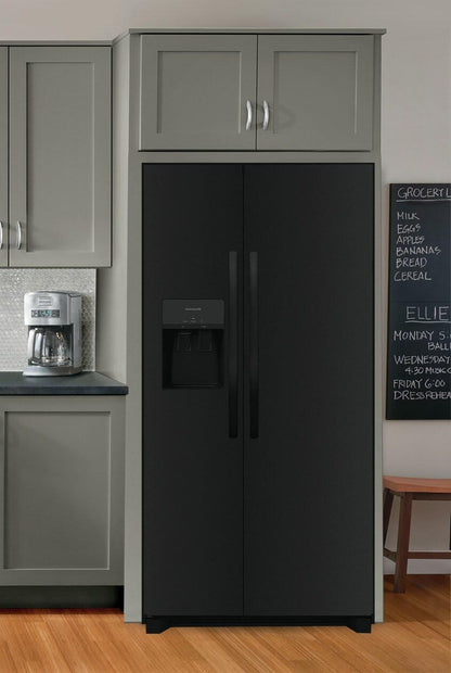 FRIGIDAIRE FRSS2623AB Frigidaire 25.6 Cu. Ft. 36'' Standard Depth Side By Side Refrigerator