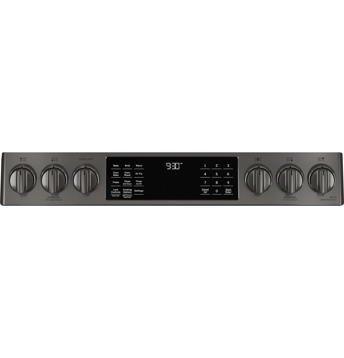 GE APPLIANCES PGS930BPTS GE Profile 30"" Smart Slide-in Front-control Gas Range With Air Fry