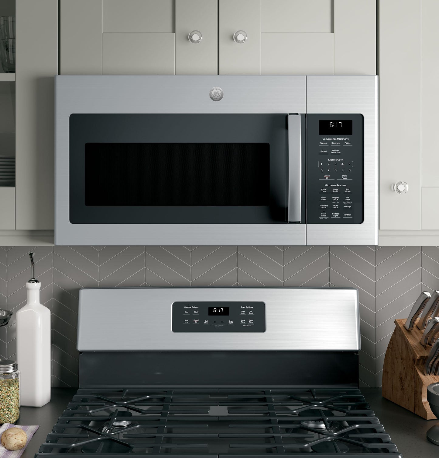 GE APPLIANCES JVM6172SKSS Ge Series 1.7 Cu. Ft. Over-the-range Microwave Oven