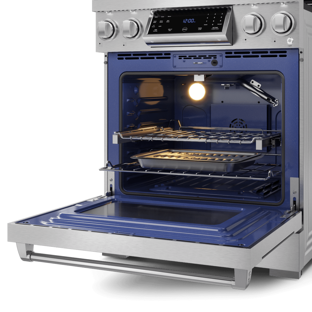 THOR KITCHEN RSG30LP 30 Inch Professional Lp Range With Tilt Panel Touch Control In STAI...