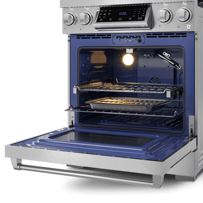 THOR KITCHEN RSG30LP 30 Inch Professional Lp Range With Tilt Panel Touch Control In STAI...