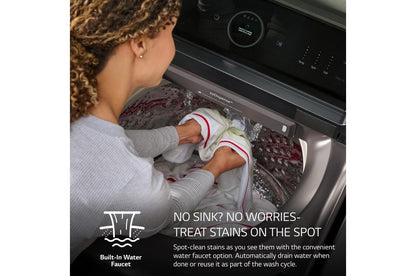 LG WT8600CW 5.5 CU.FT. MEGA Capacity Smart Top Load Washer With Impeller, EASYU...
